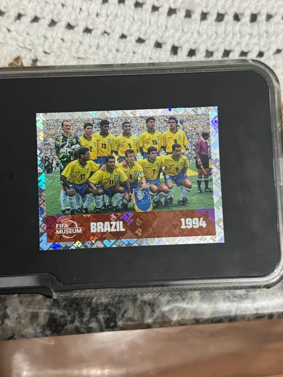 Figurinha rara do álbum da Copa do Brasil 1994