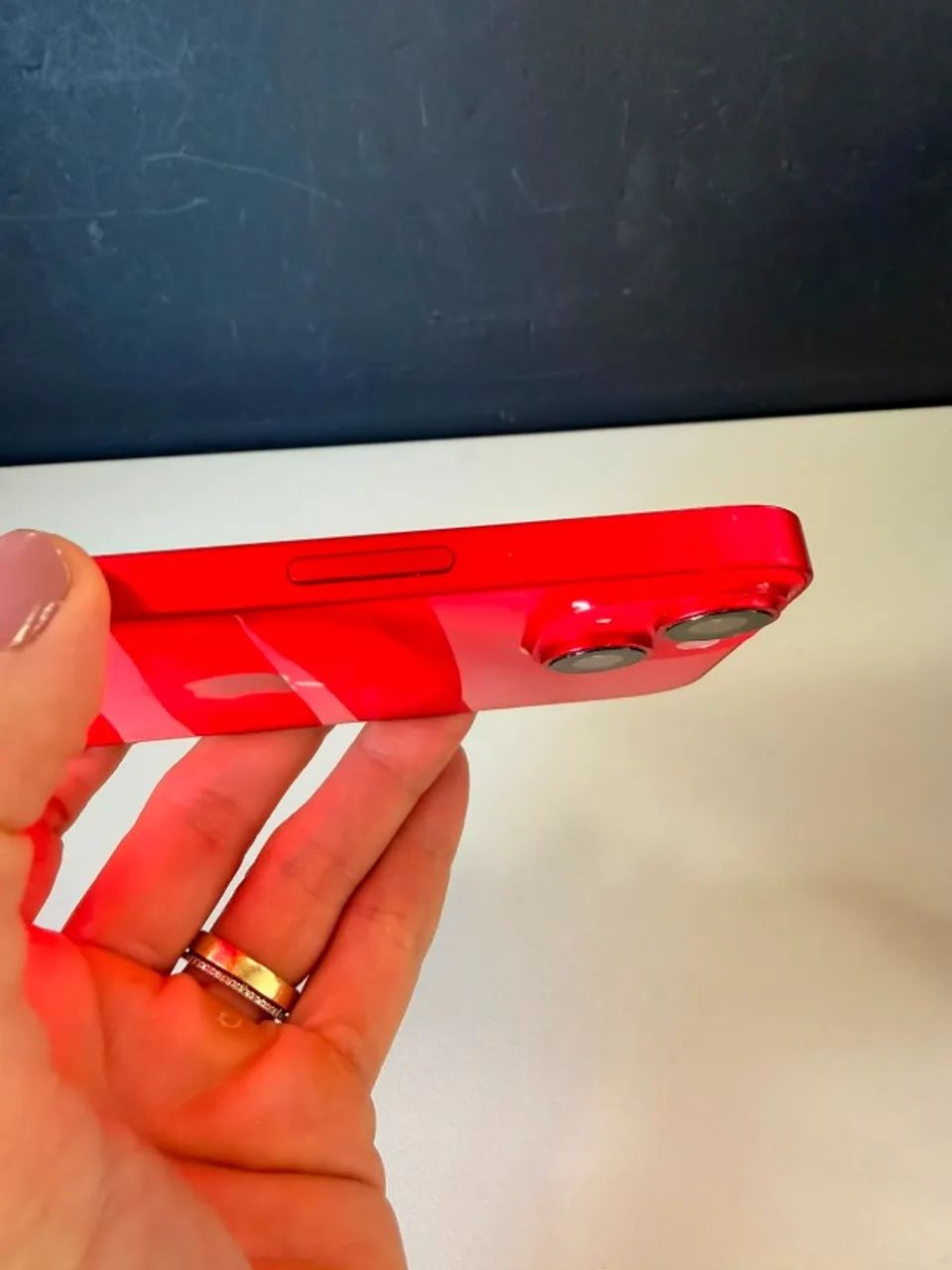 Iphone 14 128gb Vermelho usado otimo estado - Foto 5