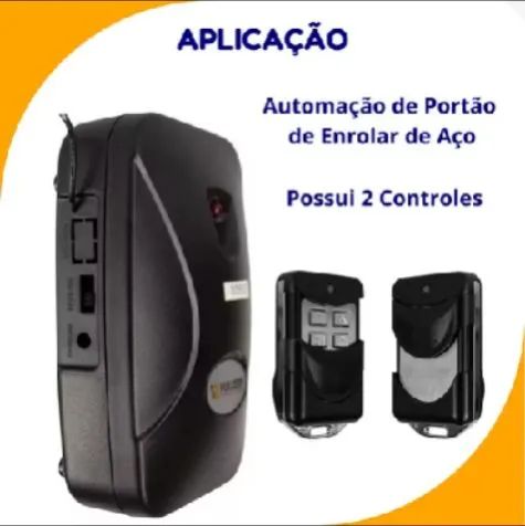 Central para Automação de Porta de Enrolar em Aço com 2 Controles - Foto 4