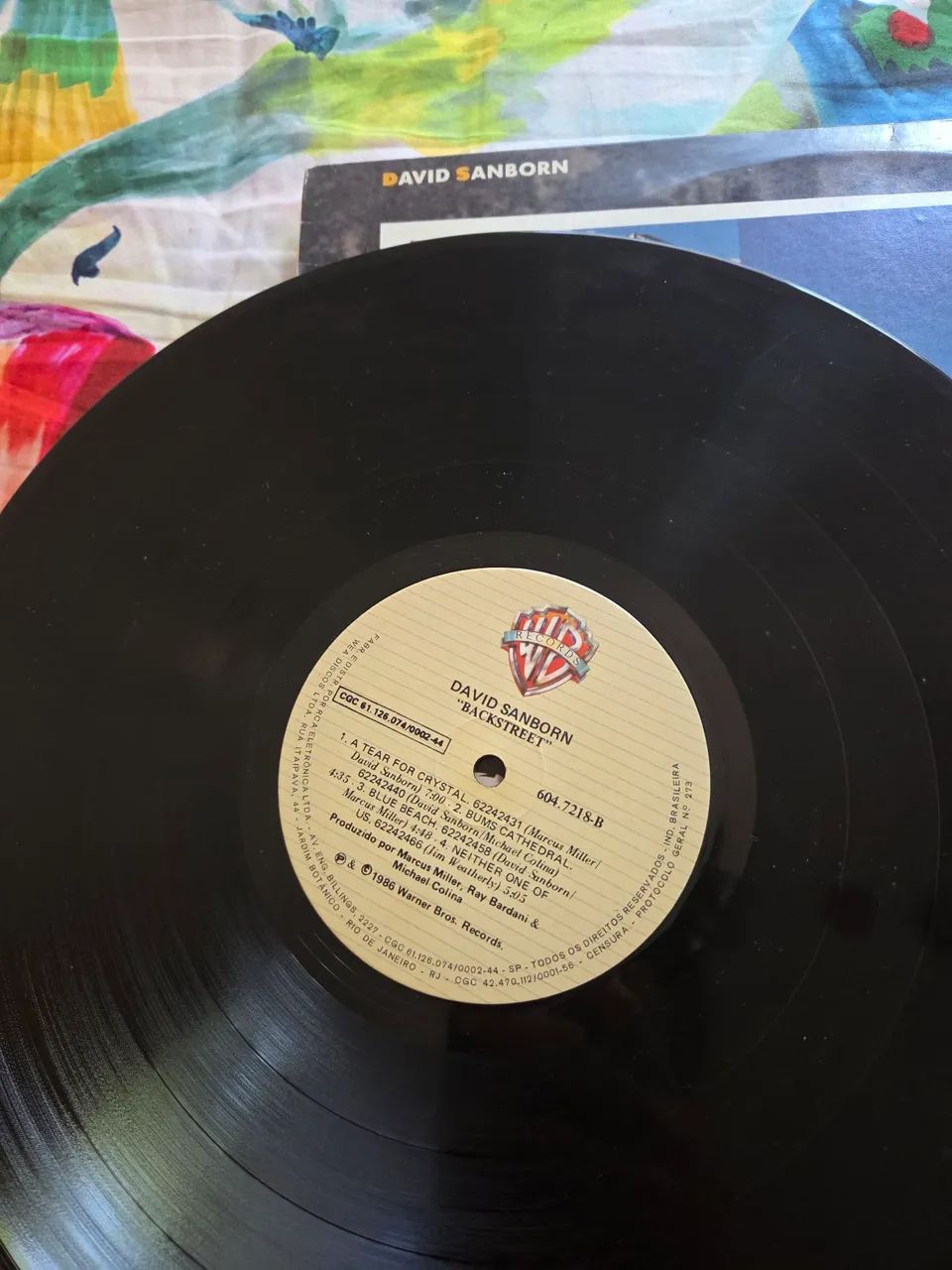 LP VINIL - DAVID SANBORN - BACKSTREET - Foto 2