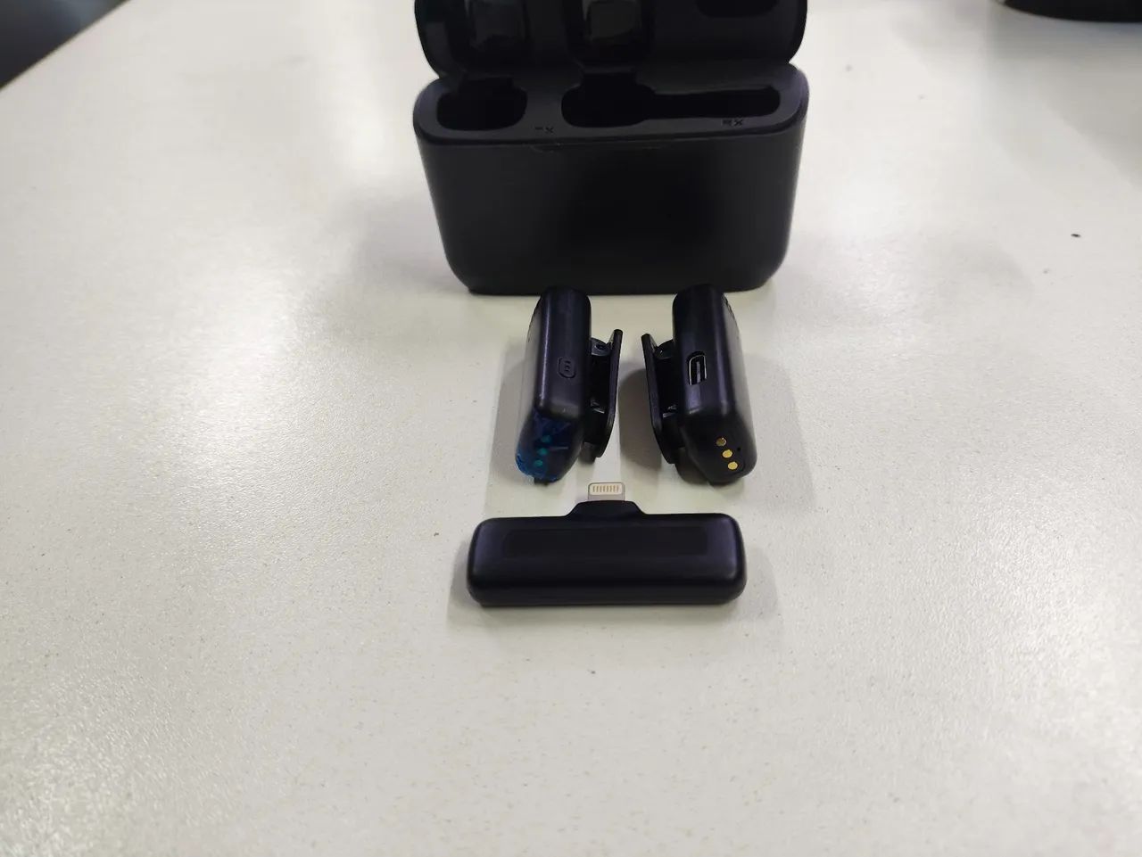 Microfone Lapela sem fio duo para iPhone  - Foto 3