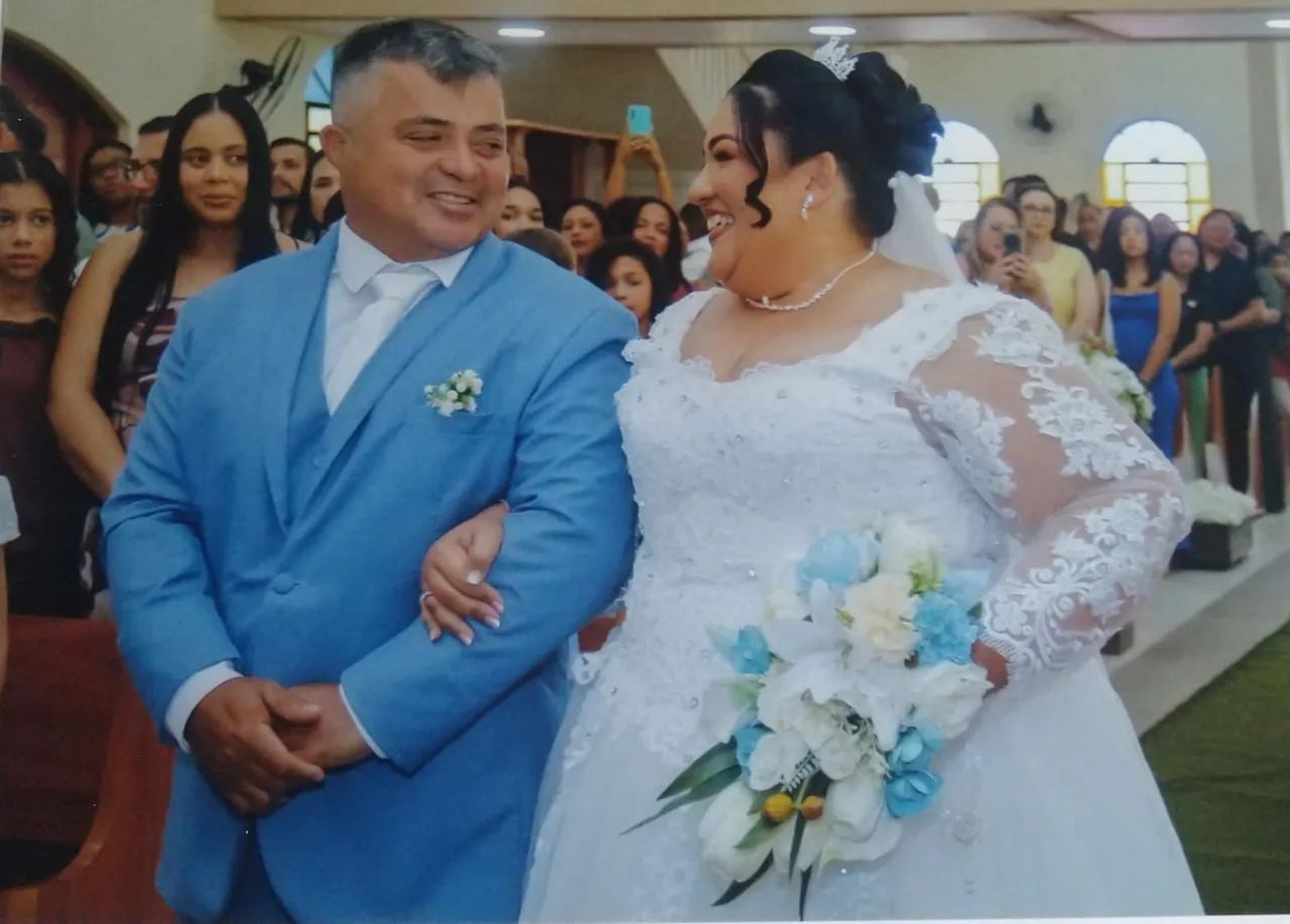 Vestido de noiva plus dizer, em perfeito estado. - Foto 5