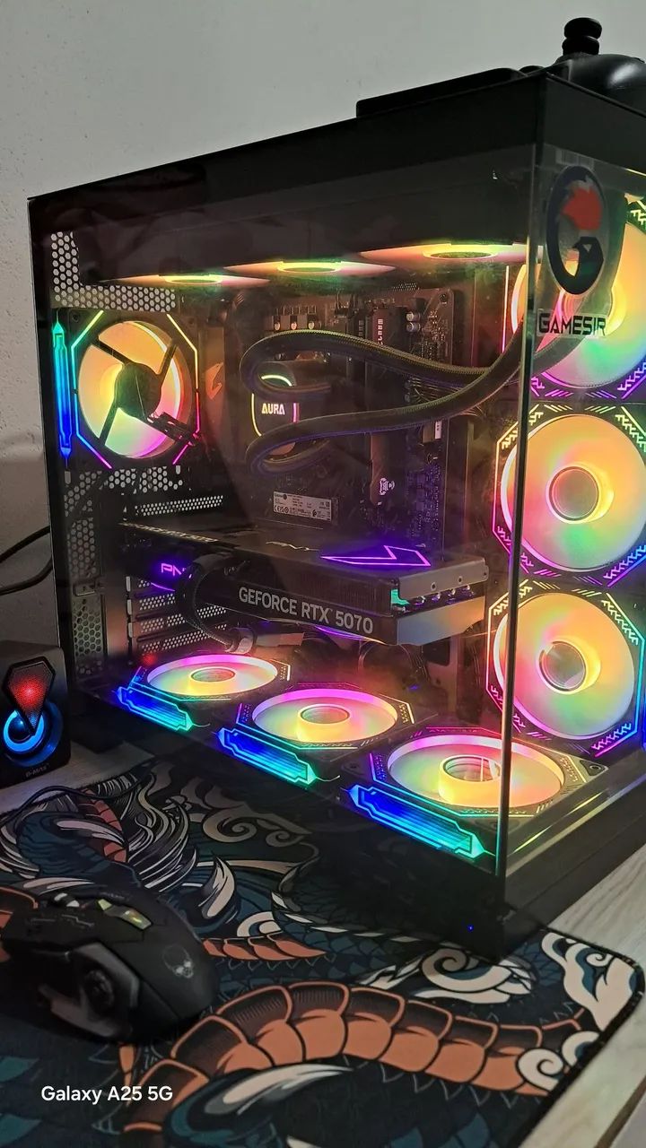 PC GAMER RYZEN 7 5800X3D RTX 5070 12GB  - Foto 2