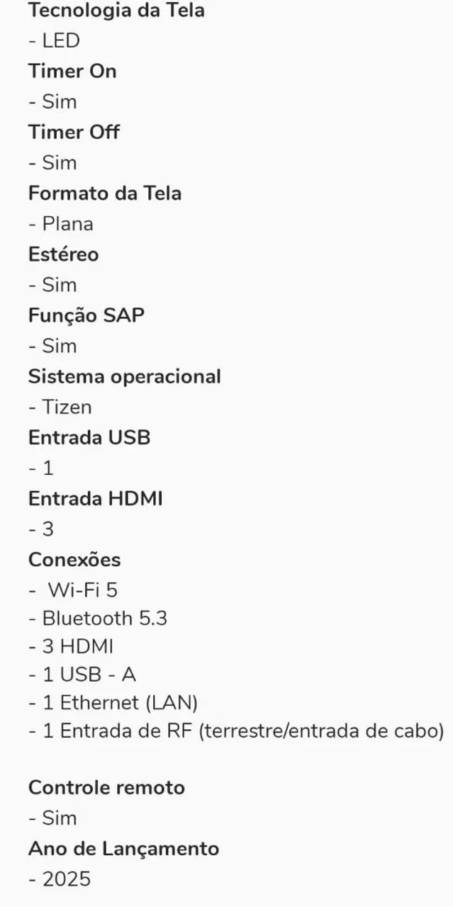 TV SAMSUNG 70' - Foto 4