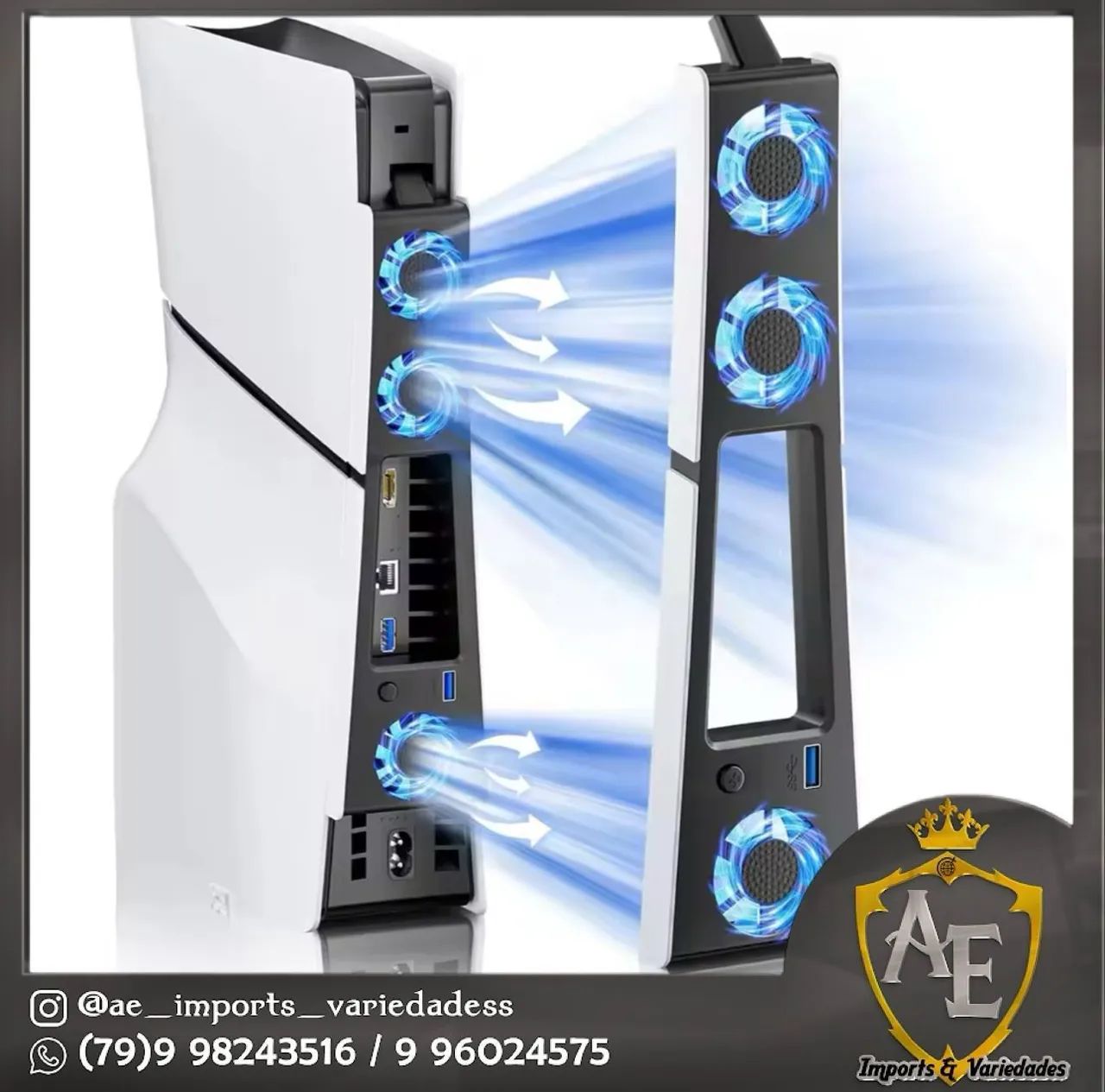 Cooler de refrigeração para ps5 slim 