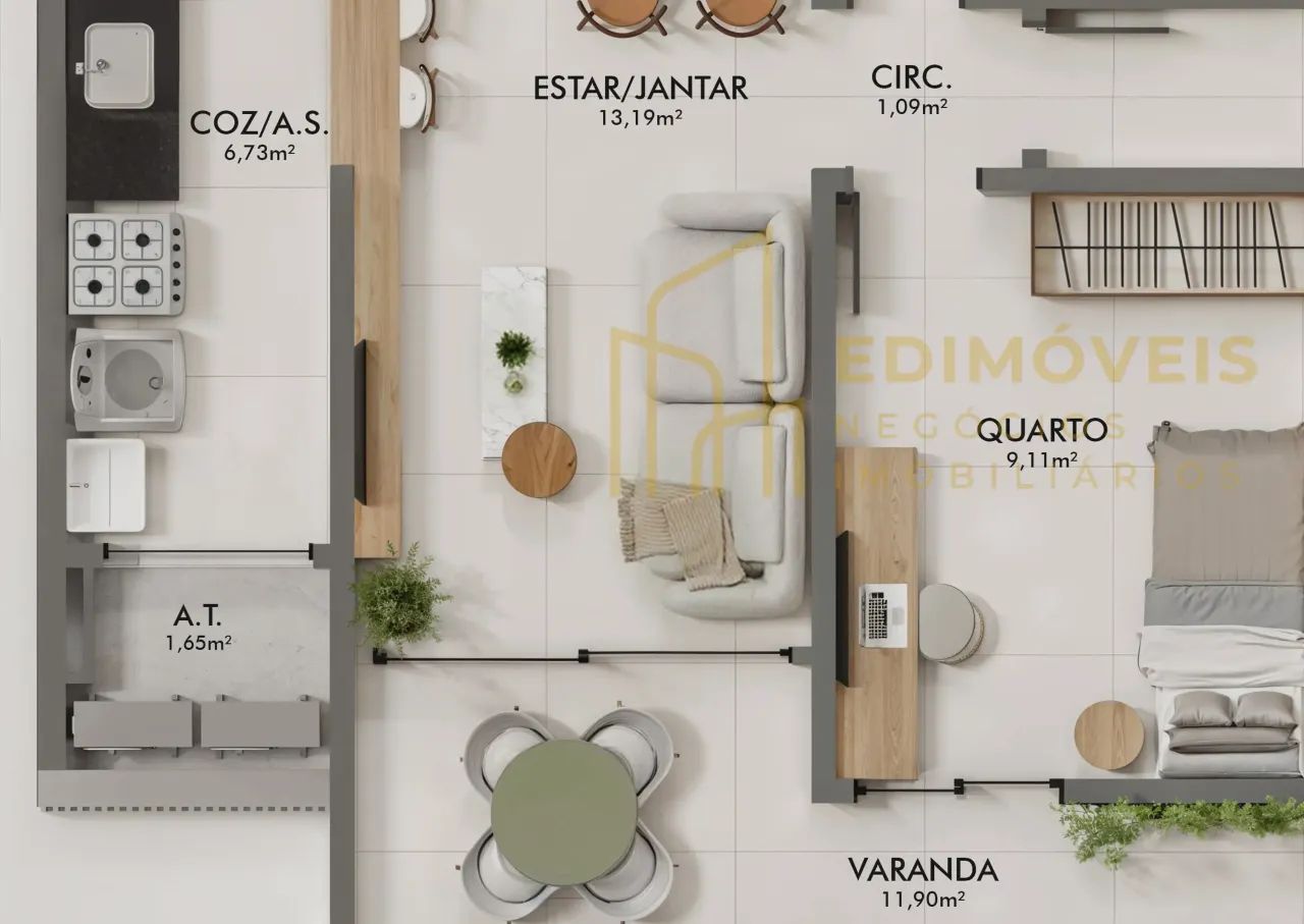 Seu futuro começa aqui: apartamento de 2 quartos no De Fátima, Serra, esperando por você! - Foto 8