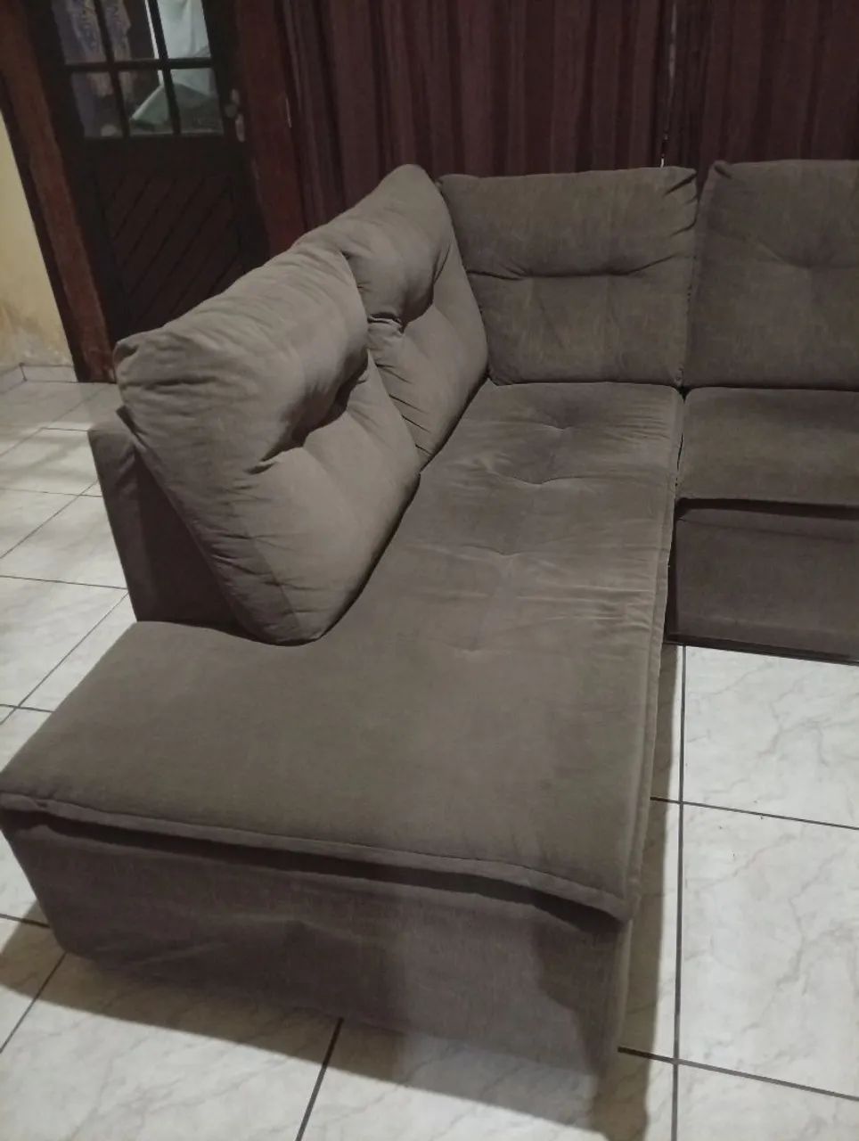 VENDO SOFÁ DE CANTO EM L DE CHAISE  - Foto 2