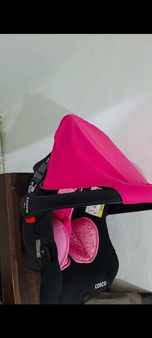 Bebê conforto cosco rosa - Foto 3