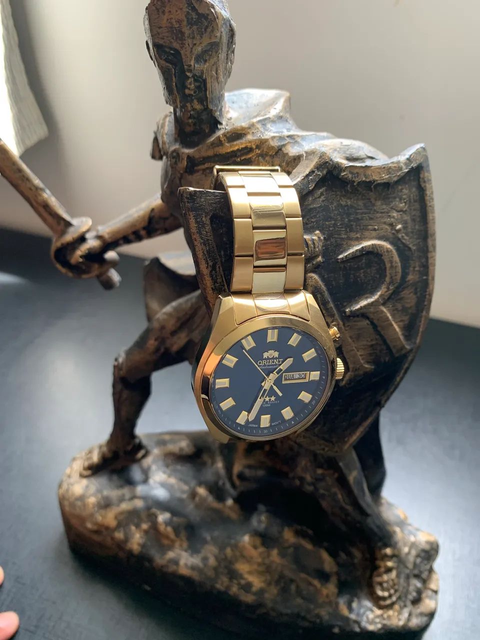 Relógio orient 3 estrelas dourado automático - Foto 3