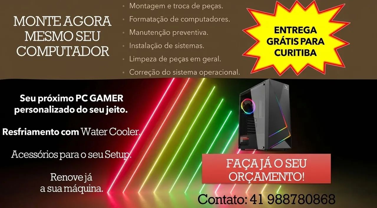  Manutenção de Computadores e Notebooks - Formatação