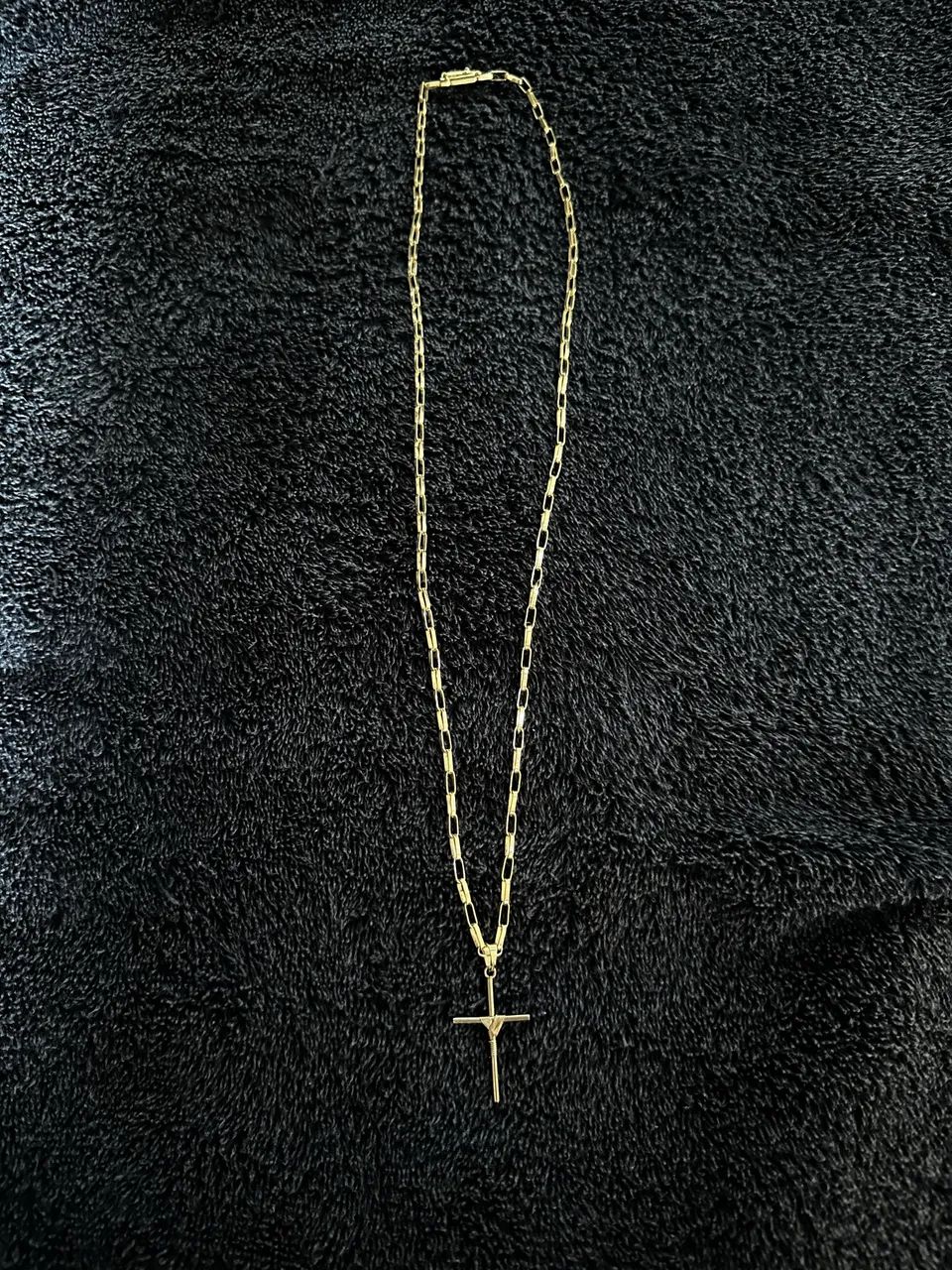 CORRENTE TIJOLINHO - BANHADO A OURO 18K