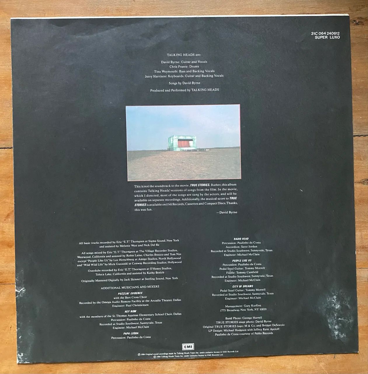 Disco de vinil (LP) Talking Heads - True Stories - Foto 4
