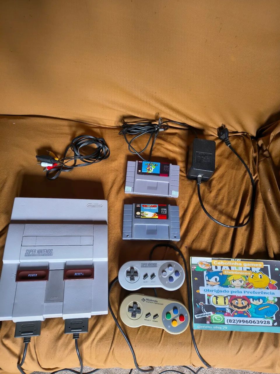 Super Nintendo completo funcionando normalmente  - Foto 2
