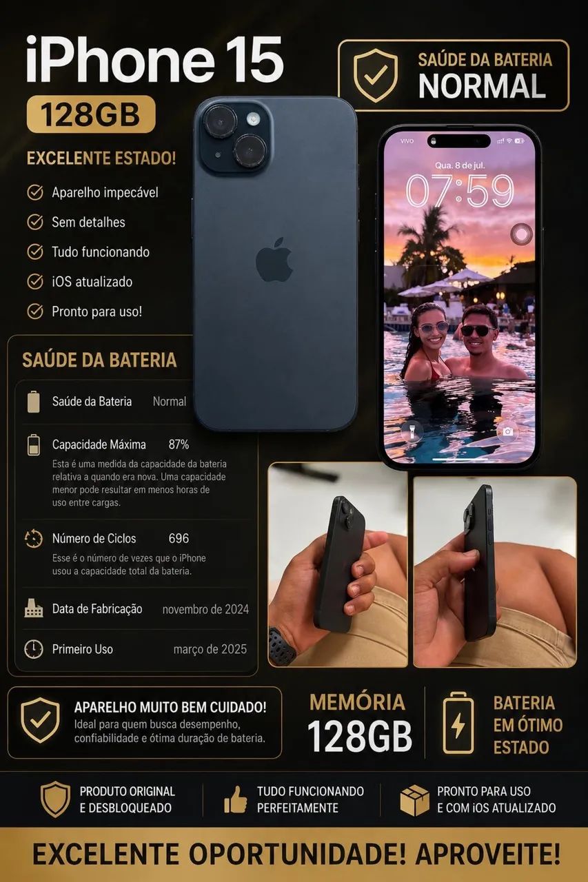 iPhone 15 128gb 