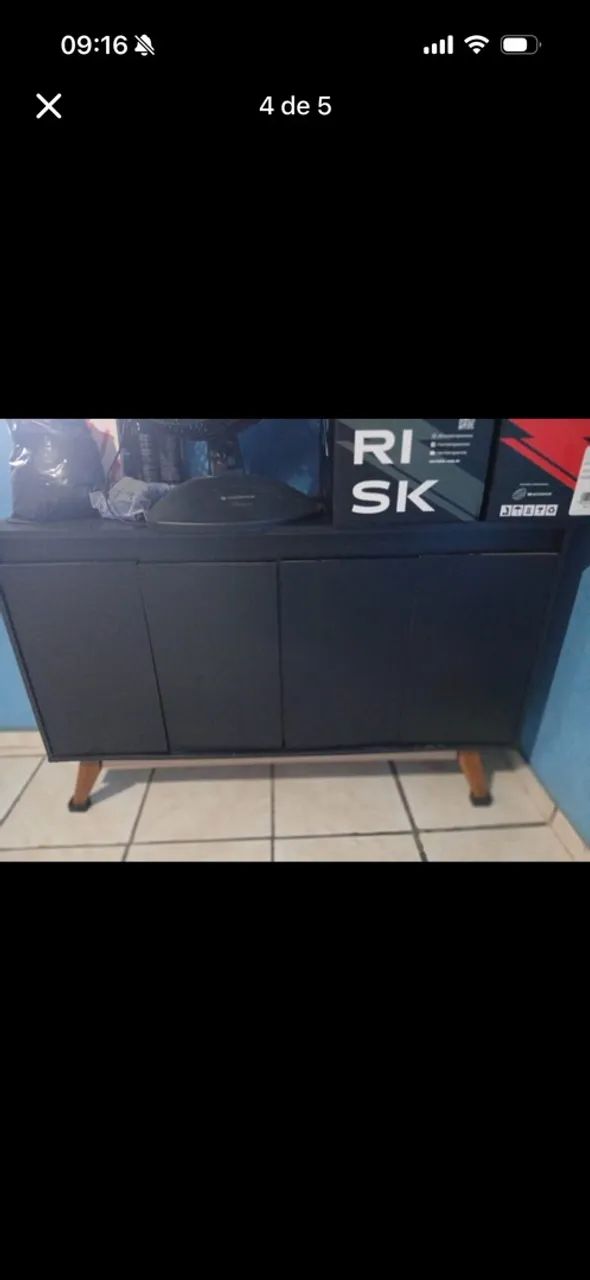 Armario preto de cozinha  - Foto 4