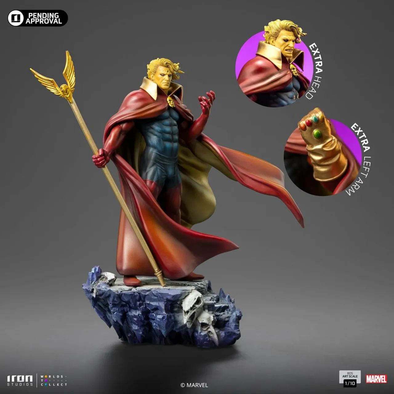 Adam Warlock - Infinity Gauntlet Diorama - Art Scale 1/10 - Iron Studios - Foto 2