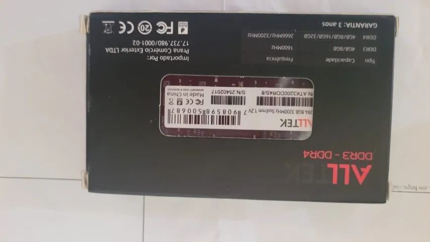 memoria dd4 de 8gb 3200mhz para notebook