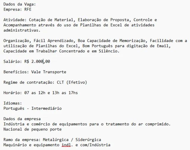 Auxiliar Administrativo