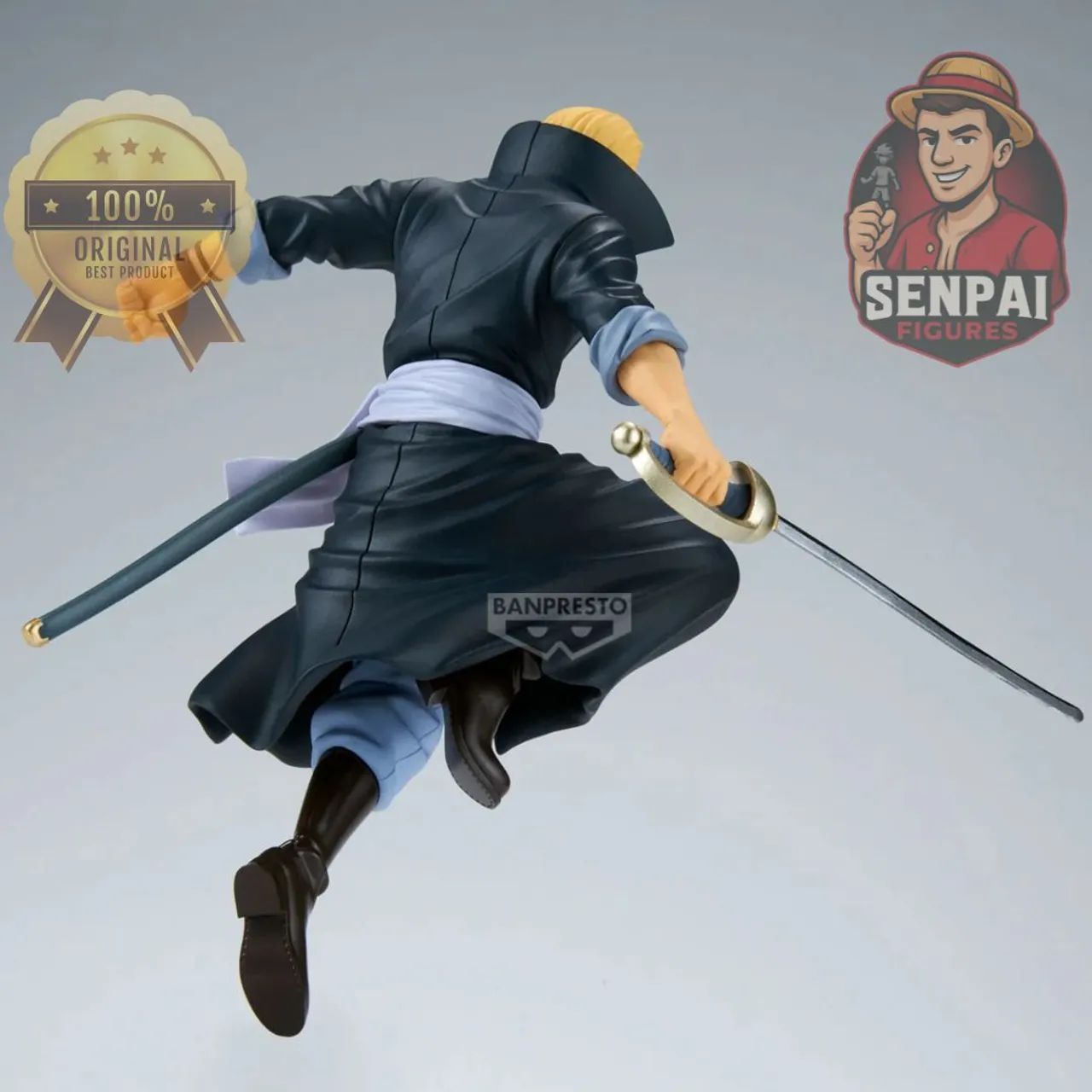 FIGURE ONE PIECE - SILVERS RAYLEIGH | BATTLE RECORD COLLECTION | ORIGINAL BANPRESTO - Foto 3