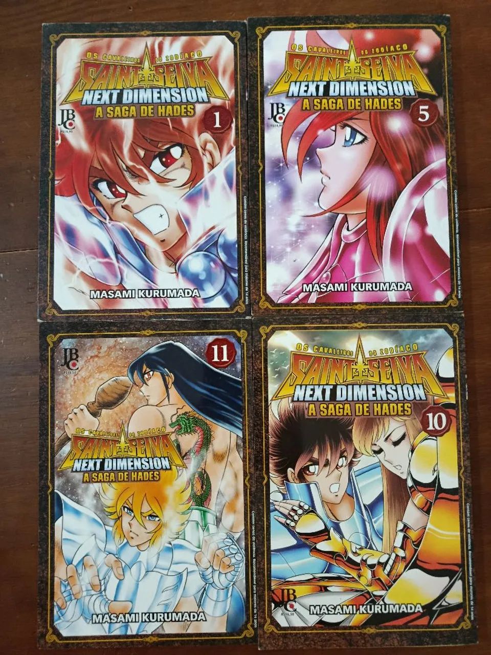 Mangá os Cavaleiros do Zodíaco: next dimension - a saga de Hades