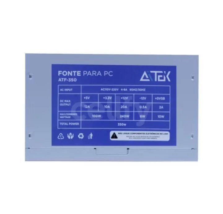 Fonte de alimentação Pc 350w  bivolt - Foto 2