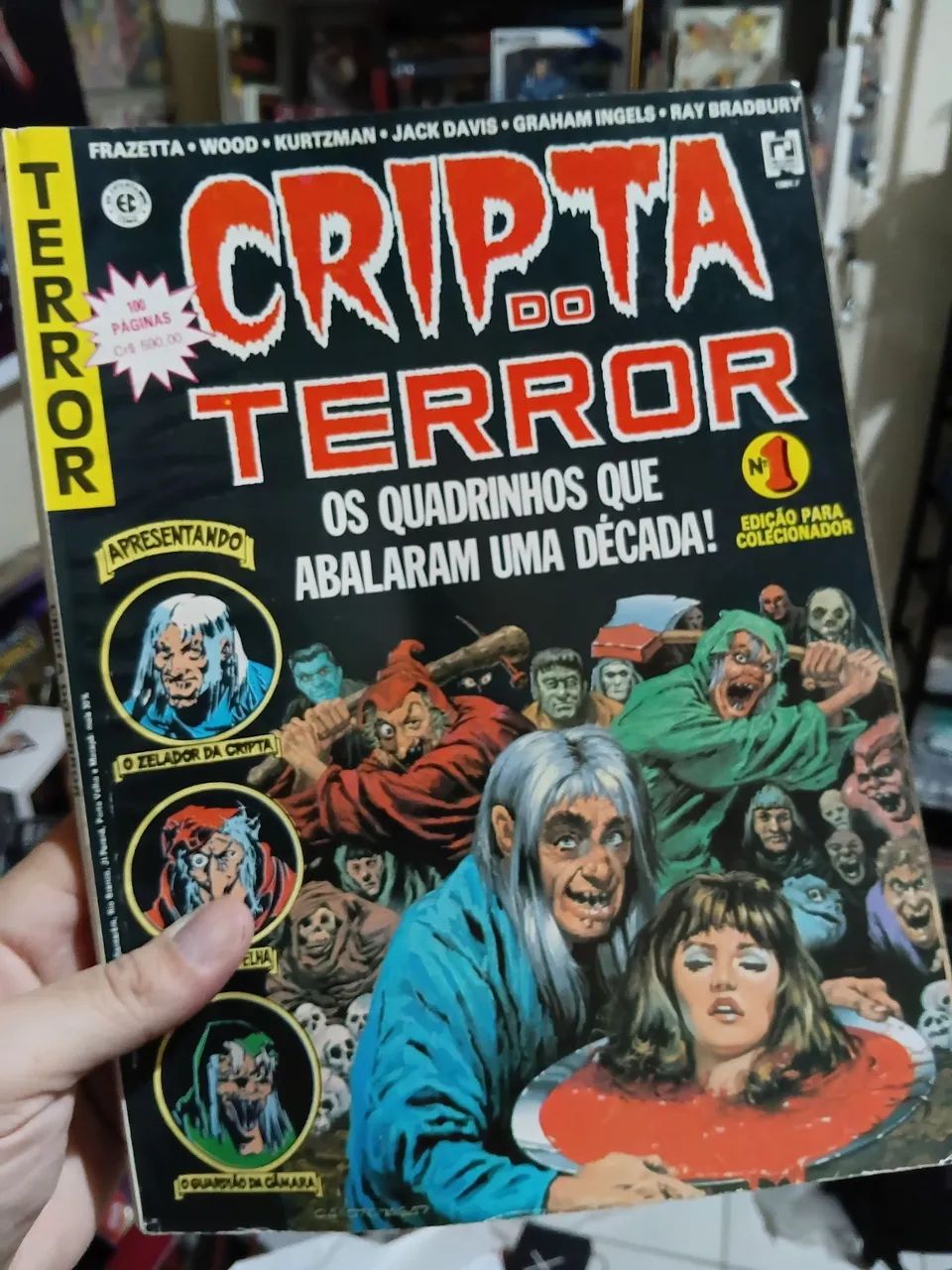 Revista contos da cripta n°1 (ano 1991) raro