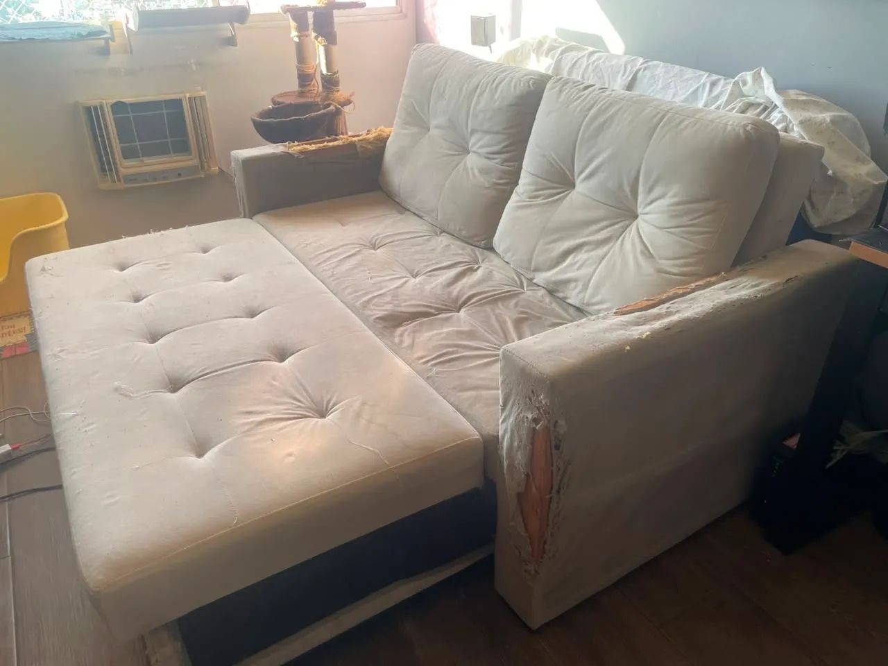 Sofá cama 2 lugares para doação  - Foto 2