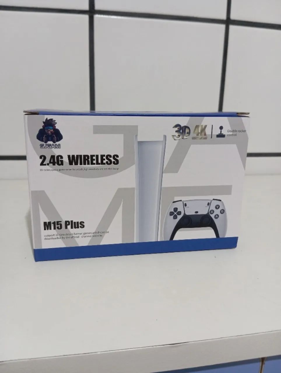 Ps2 Retrô M15 Pro (19Mil Jogos Direto na sua TV) 4k 64gb 02 Controles Sem Fio Garantia - Foto 4