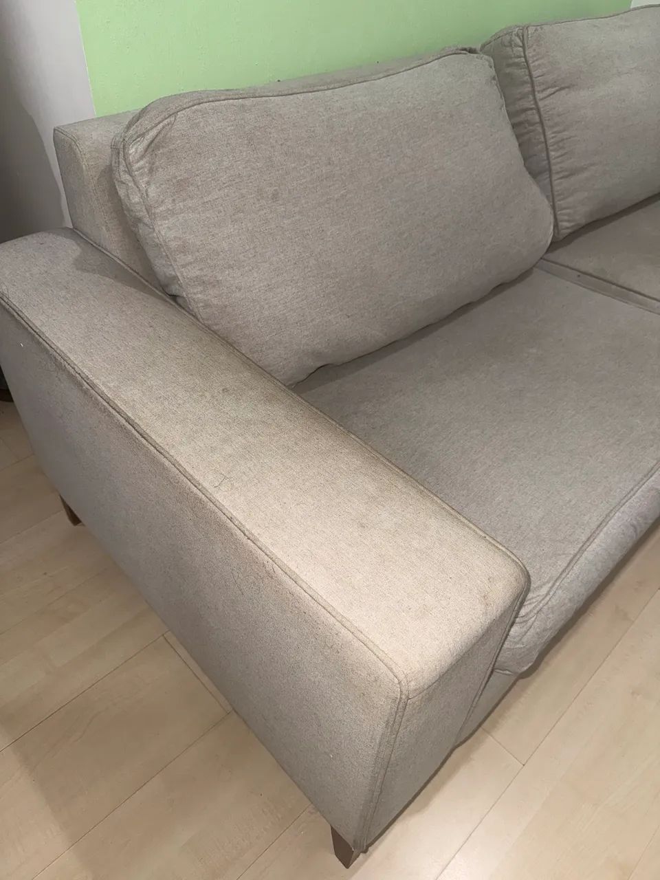 Sofá Cinza Tok&Stok 3 lugares - Foto 5