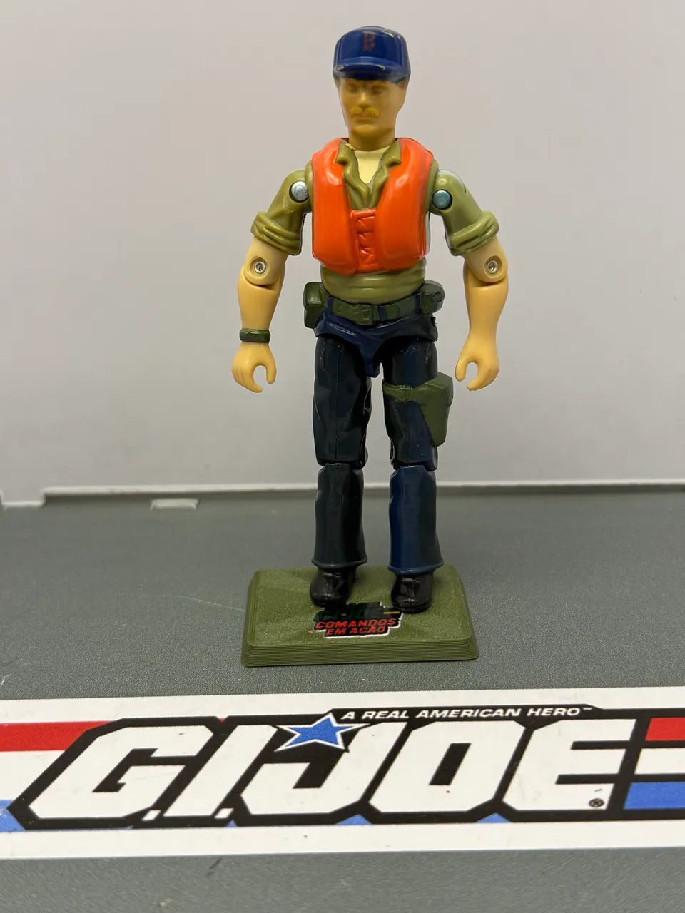 GI Joe Cutter Hovercraft Pilot - 1984 - Comandos em ação 