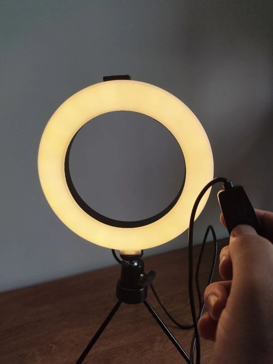 Ring Light e abajur de mesa - Foto 5