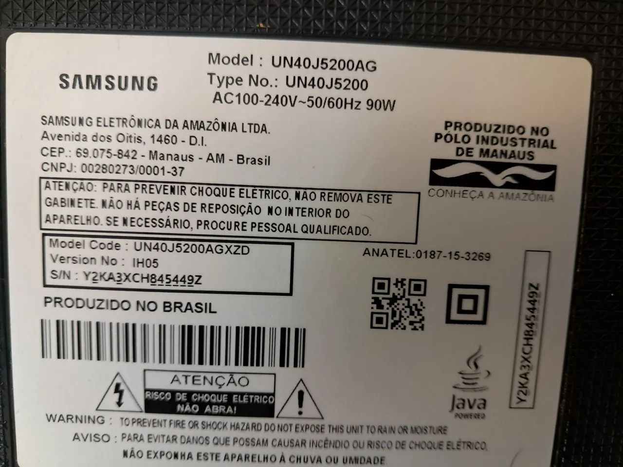 TV SAMSUNG 40 POLEGADAS COM DEFEITO  - Foto 3