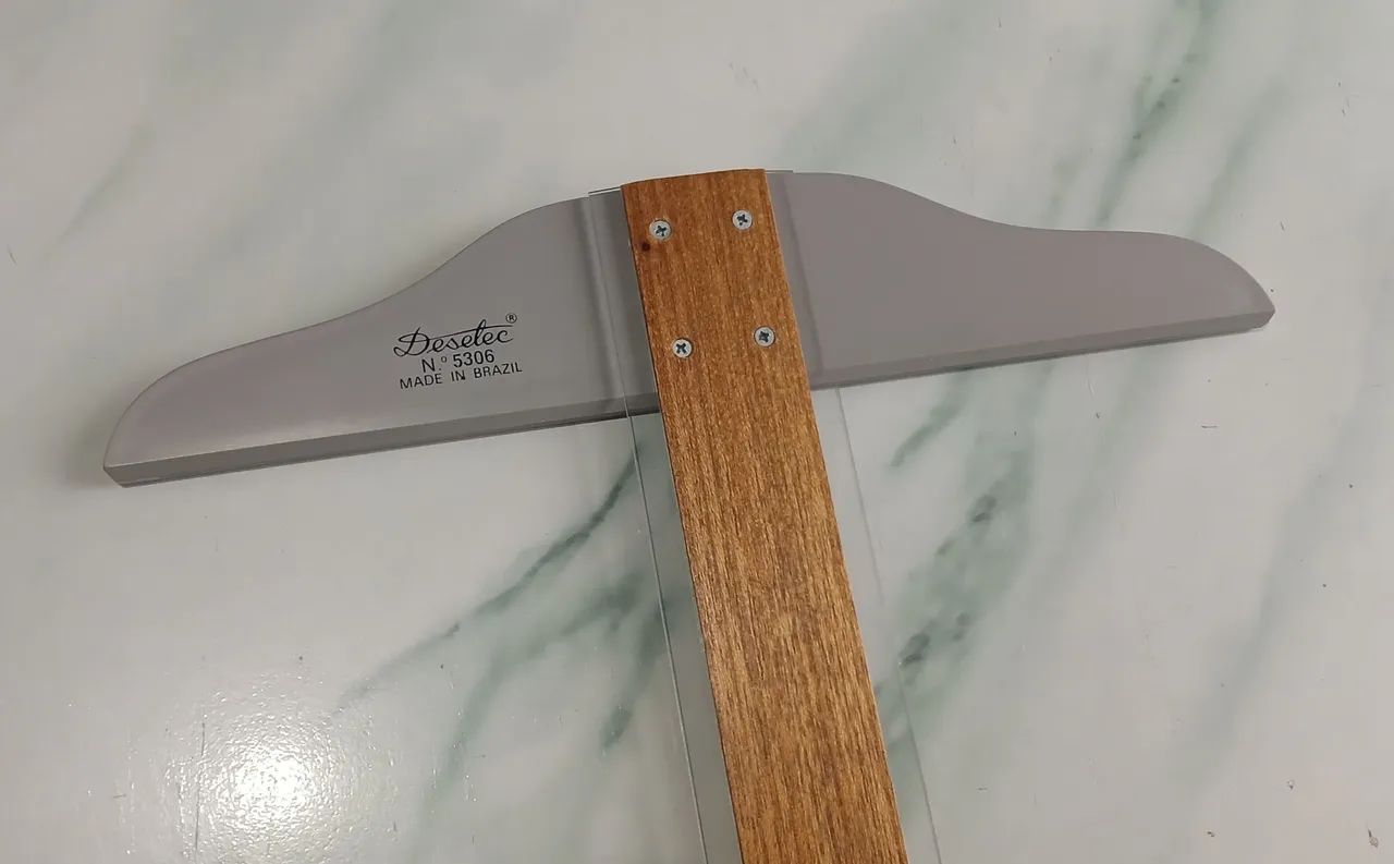 Régua T Trident 60cm Profissional 