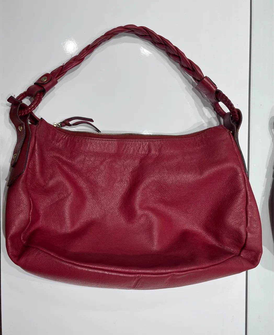 Bolsa vermelha Smartbag Couro - Foto 2
