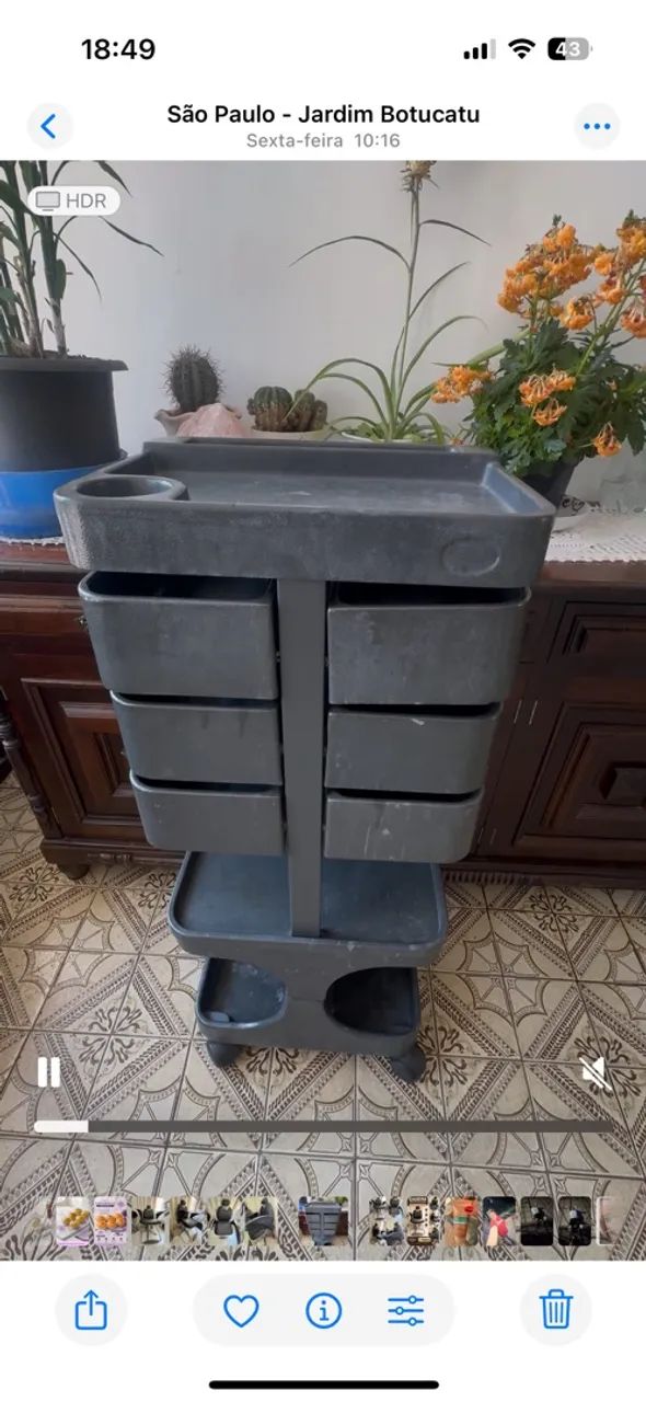 Carrinho auxiliar para salão  - Foto 4