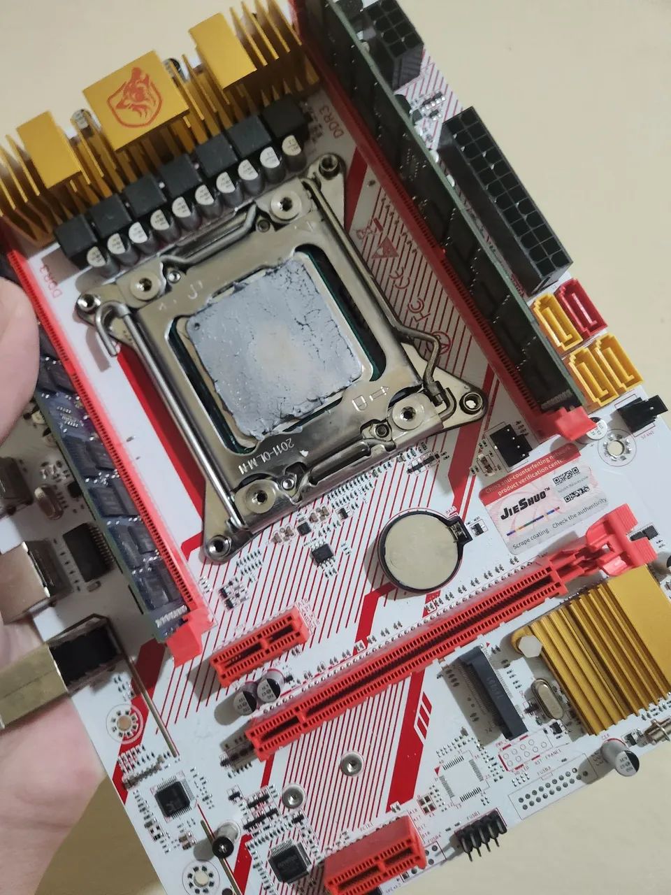KIT XEON E5 2690 V2 + 32GB DE RAM + PLACA-MÃE JIESHUO X79 - Peças