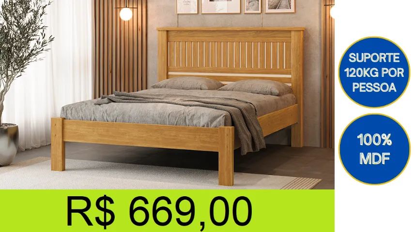 Cama de casal a pronta entrega  - Foto 2
