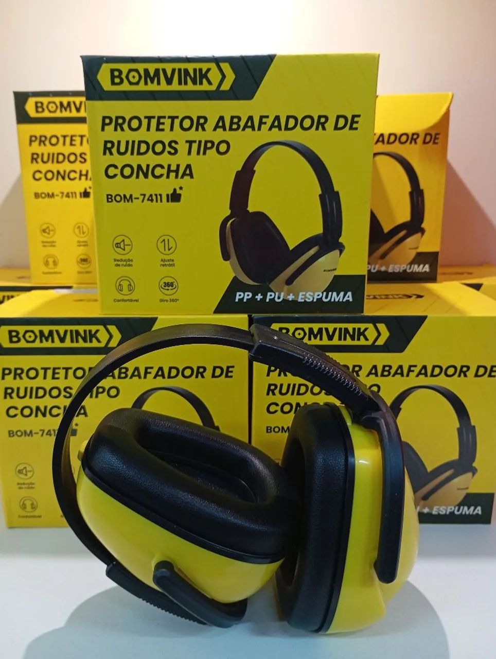 Protetor Abafador de Ruídos Bomvink BOM-7411 - Foto 2
