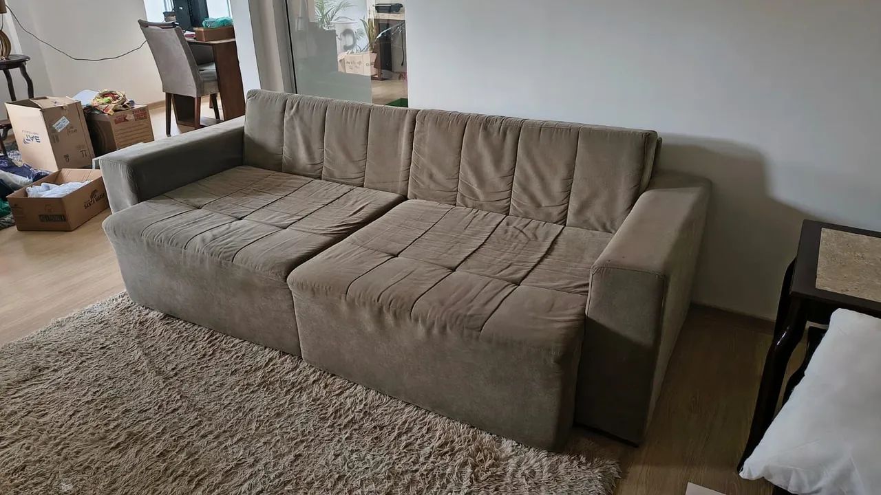 Vendo sofá cama de 4 lugares