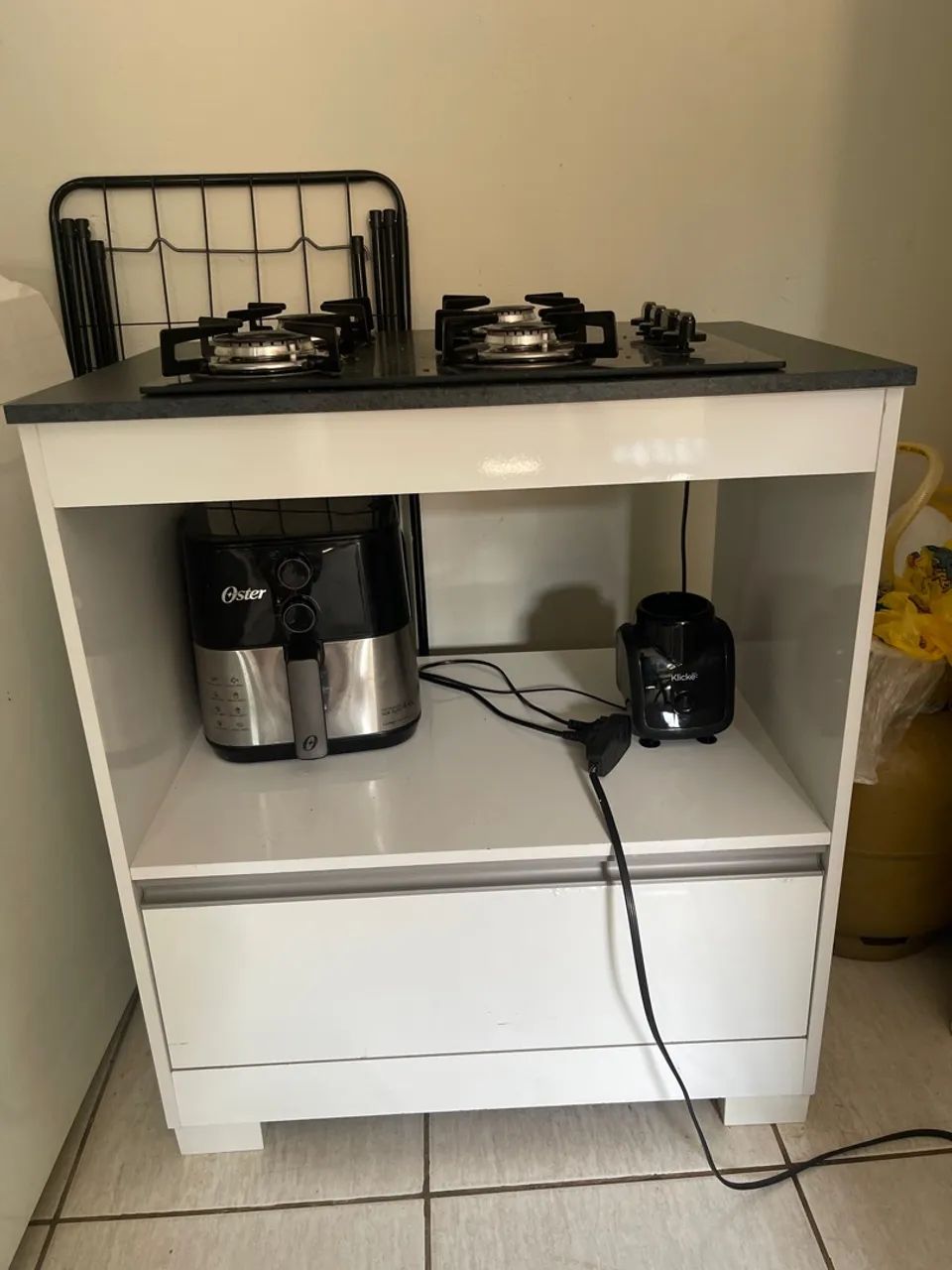 Móvel para cooktop 4 bocas