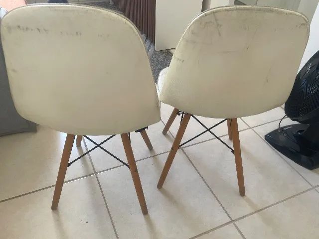 Jogo com 4 Cadeiras Eames Eiffel Estofadas - Foto 5