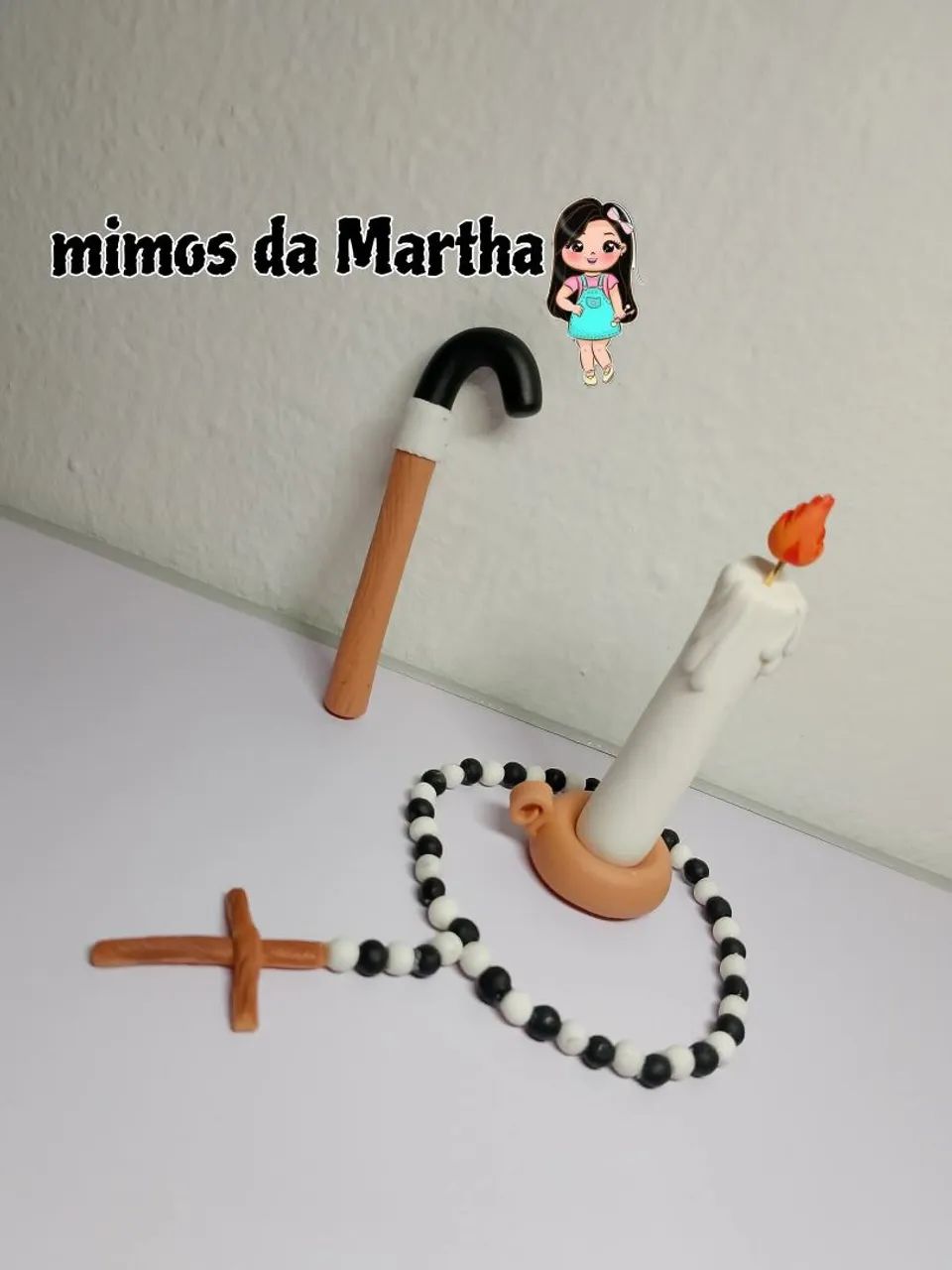 Lembrancinhas tema religioso com 3 peças 