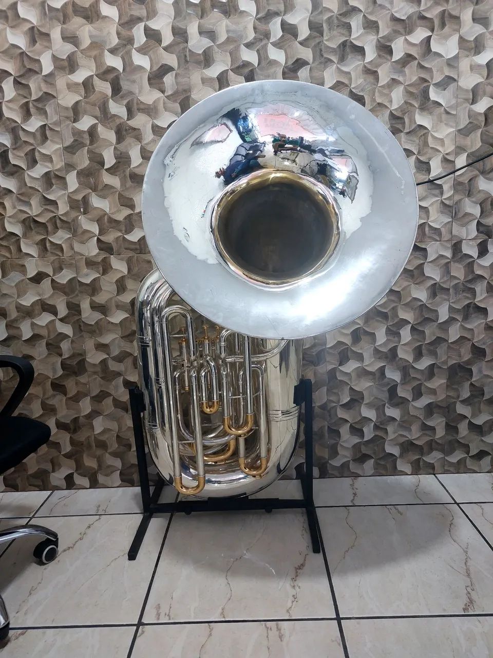 Campana frontal original conn 61cm prata 