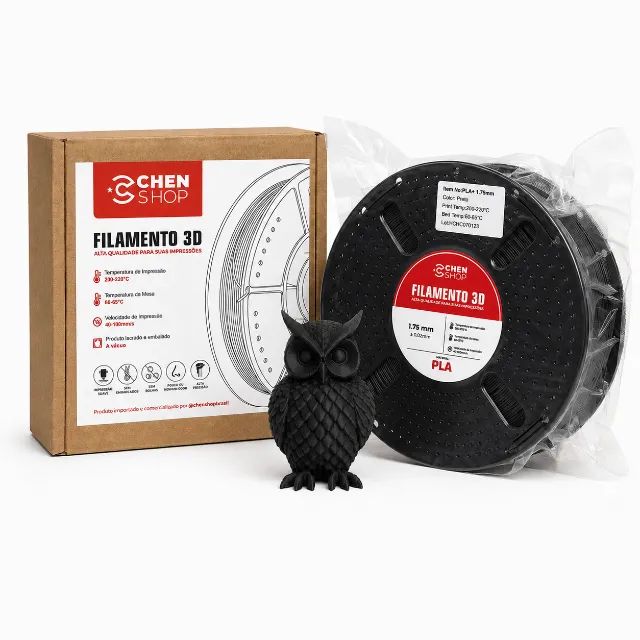 Filamento 3D PLA e PETG 1kg ChenShop 1.75mm - Foto 3
