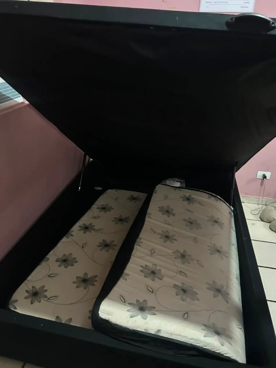 Cama de casal baú e colchão  - Foto 3