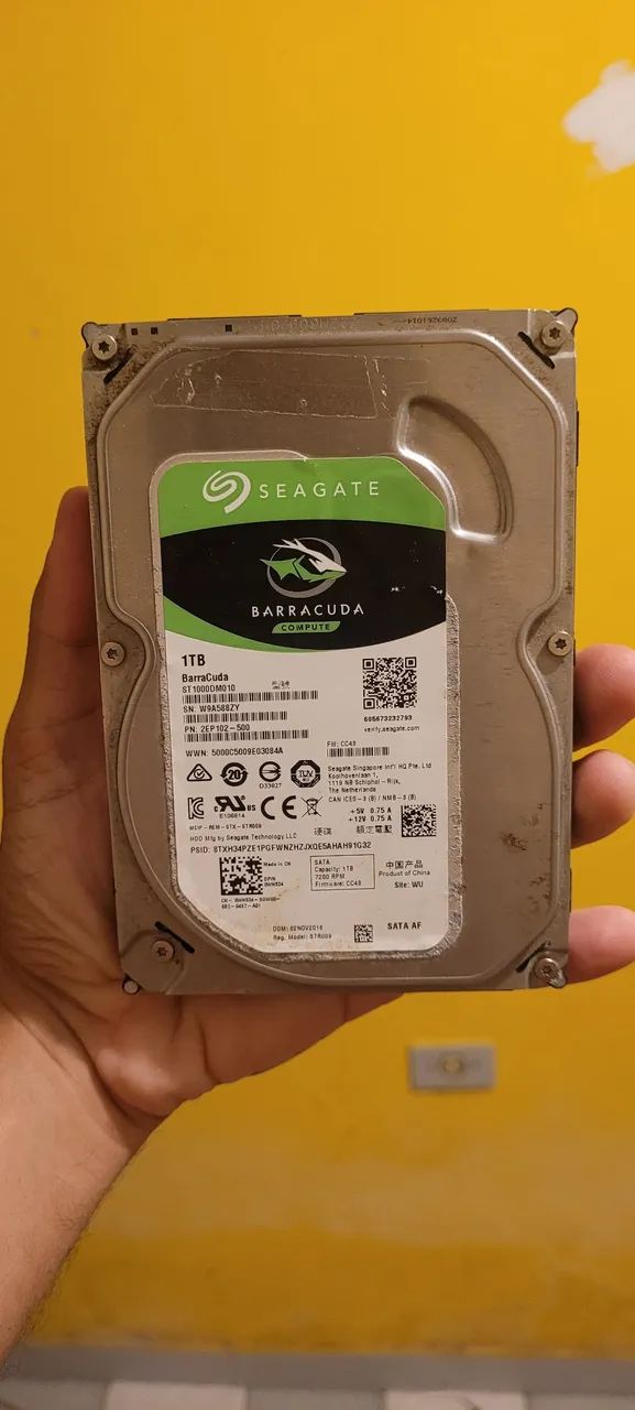 HD Seagate Barracuda 1Tb