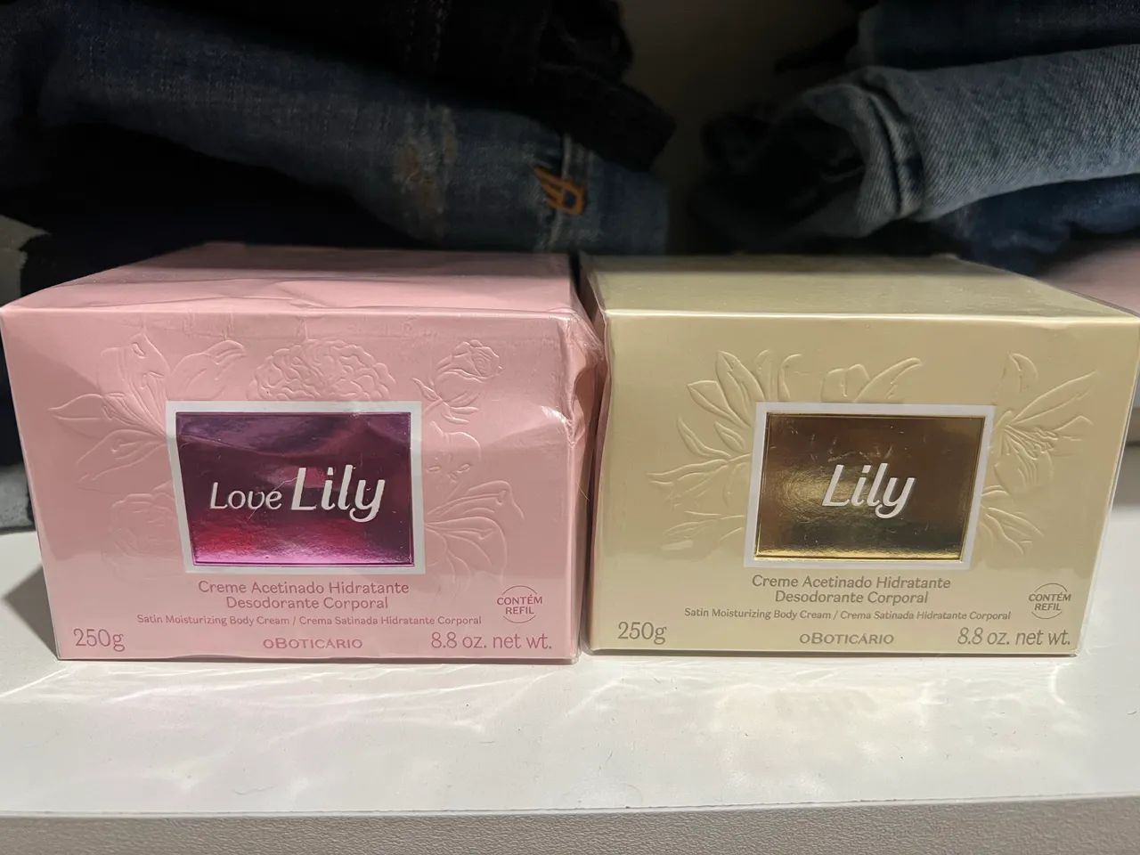 2 hidratantes Lily