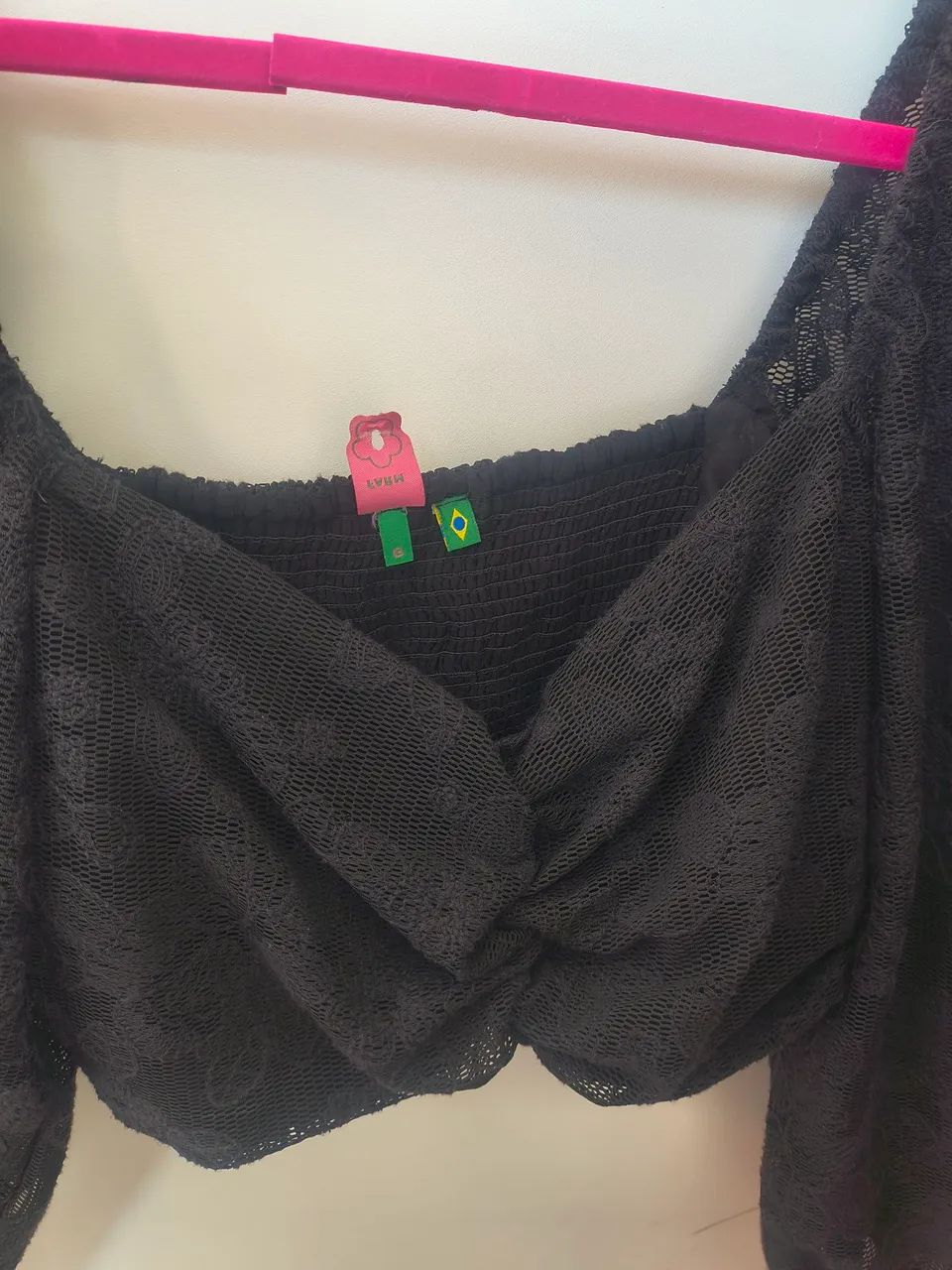 Blusa cropped farm - Foto 2