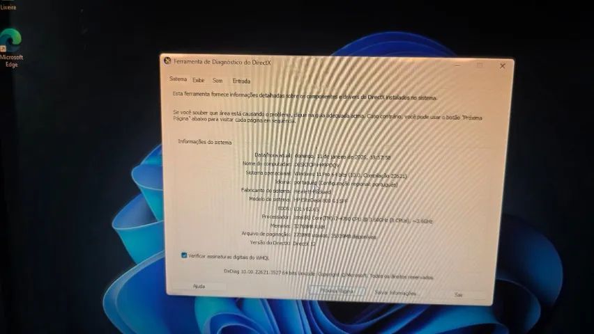 Desktop HP Completo com Monitor - i7 / 32GB - Foto 4