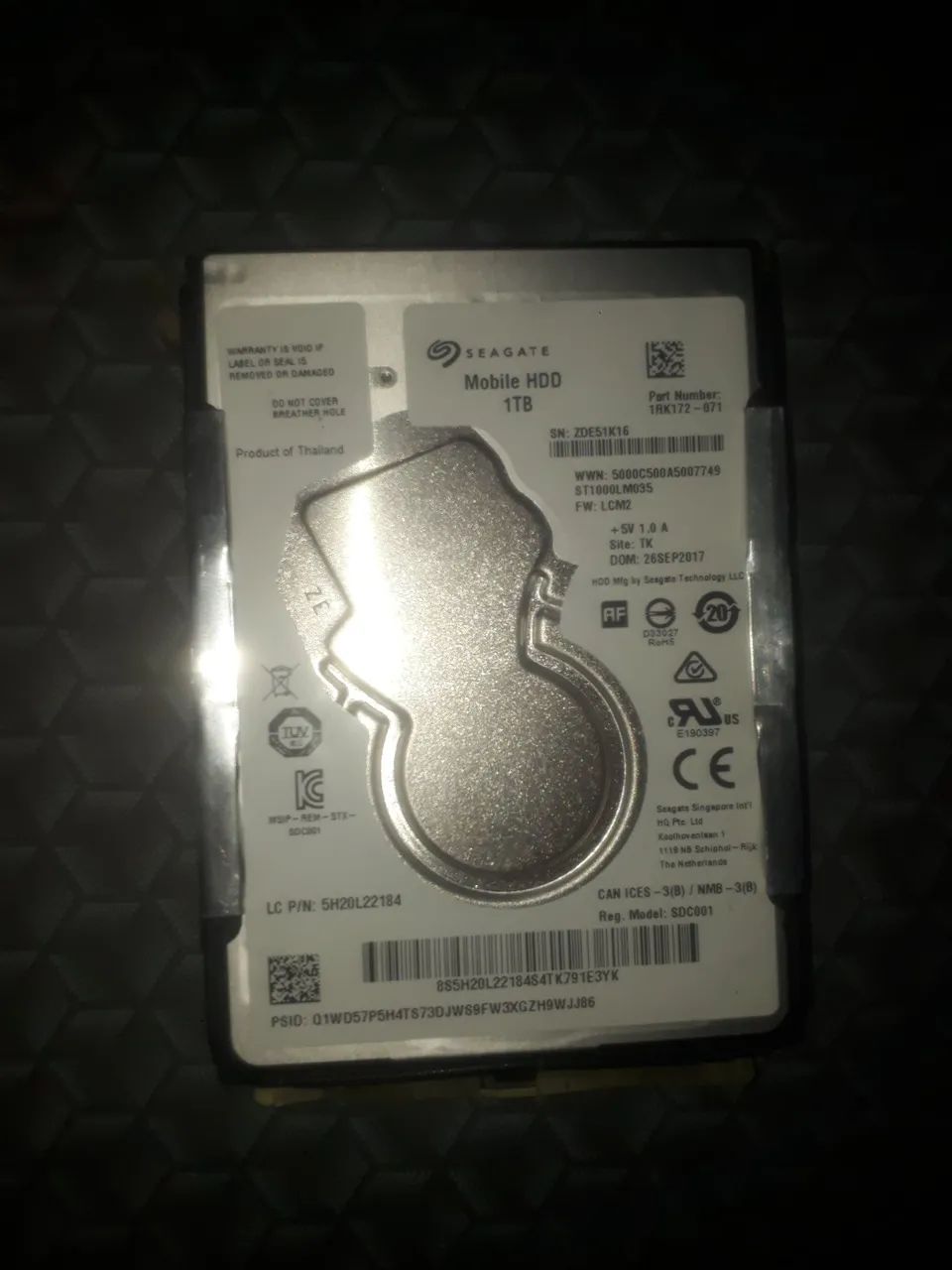 HD 1TB usado 
